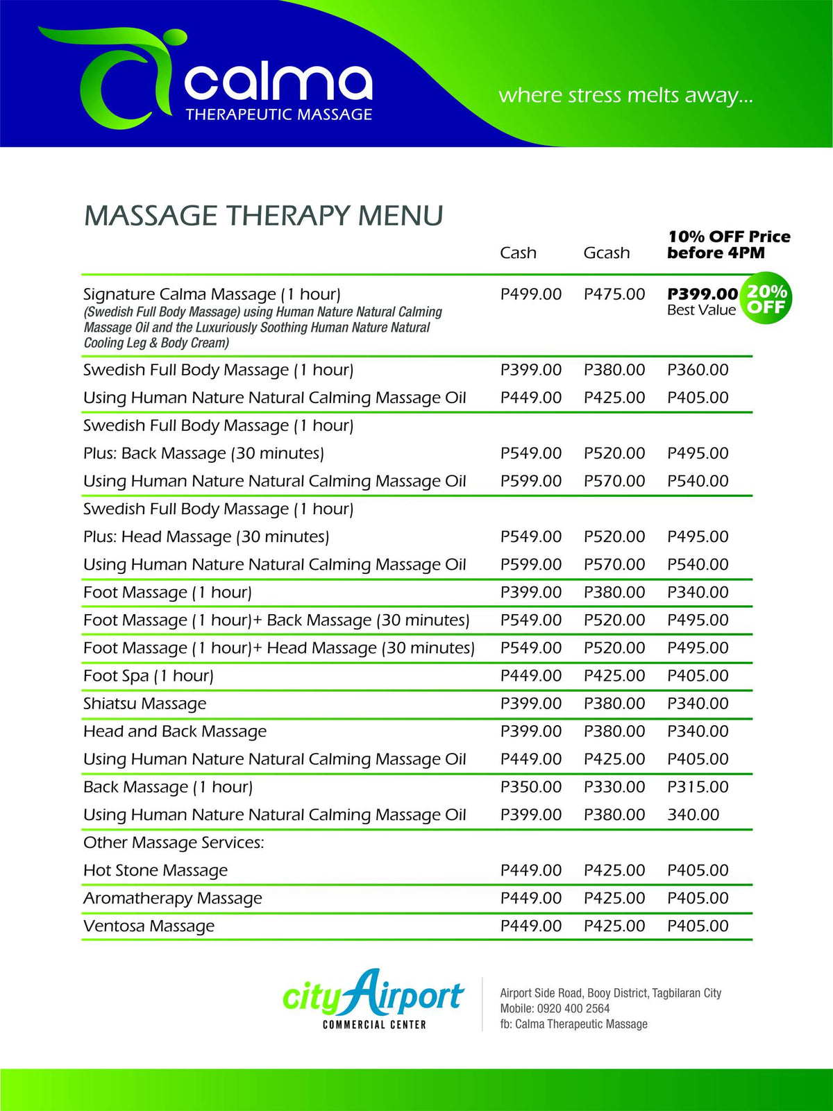 Calma Therapeutic Massage