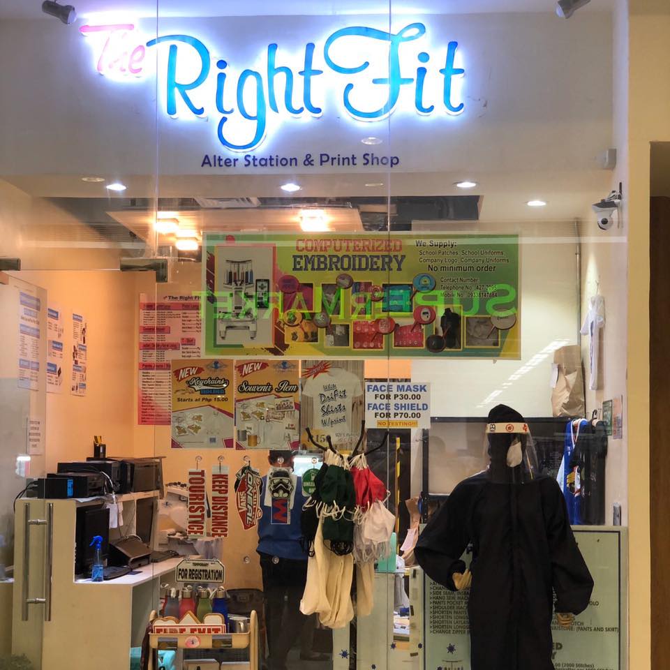 The Right Fit Alter Station and Print Shop
